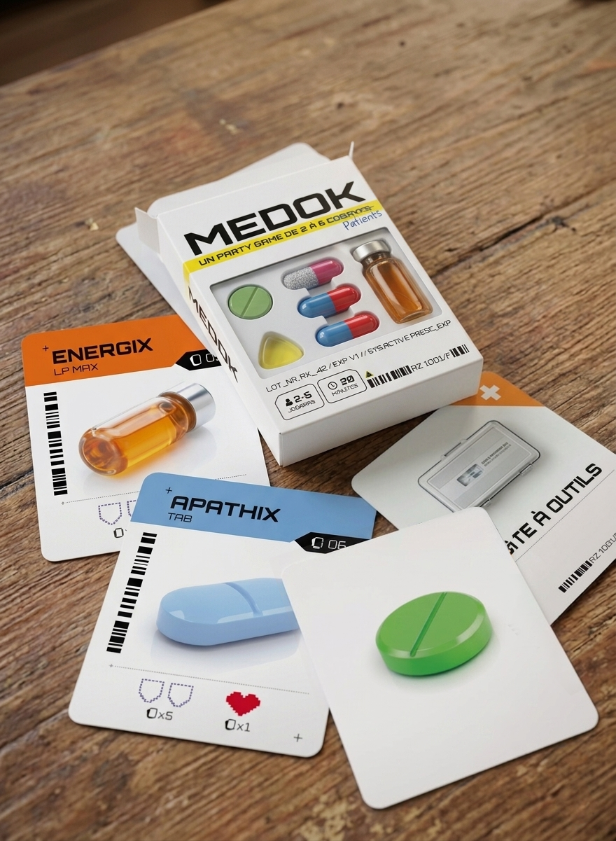 Medok - Jeu de cartes party game, packshot